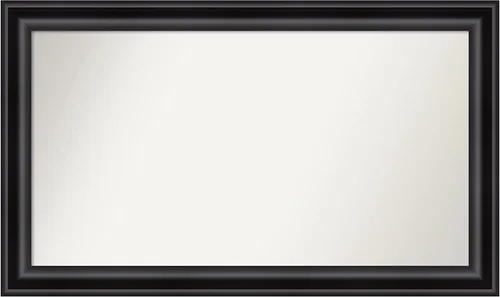 Vista 212 de Amanti Art Espejo personalizado, espejo de baño negro puente, espejo de pared o espejo de tocador de baño sobre el fregadero (26 x 26 pulgadas)