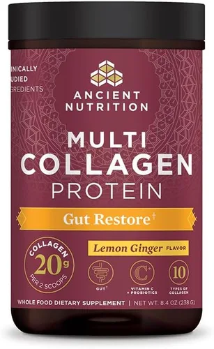 Vista 9 de Ancient Nutrition - Polvo de Proteína de Colágeno, Proteína Multicolágeno, Péptidos de Colágeno Hidrolizados para la Piel y las Uñas, Suplemento