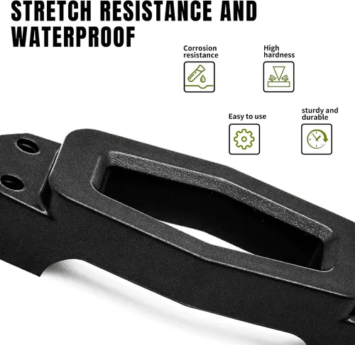 Vista 4 de Kit base de montaje Kit de soporte para accesorios Can-Am Outlander L & Outlander L Max, reemplazo OEM # 715002350, 4PCS, negro