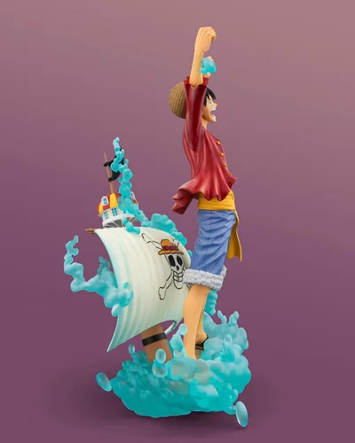 Vista 4 de TAMASHII NATIONS - Una pieza - [STARTune] Mono. D. Luffy - Preparándose para el nuevo mundo- Figura coleccionable de FiguartsZERO [STARTune]