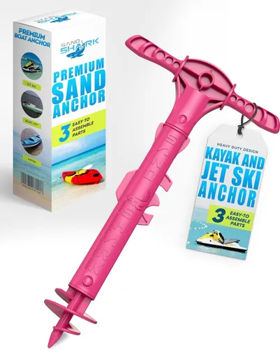 Vista 9 de SandShark - Anclaje para barco deportivo y anclaje para moto acuática. Poste de anclaje de agua poco profunda para barco y PWC. Kit de anclaje