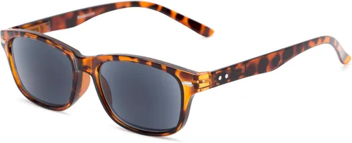 Vista 9 de Readers Gafas de sol de lectura: Las gafas de sol de lectura de Key West, estilo cuadrado de acetato para hombres y mujeres negro (Black with Smoke)