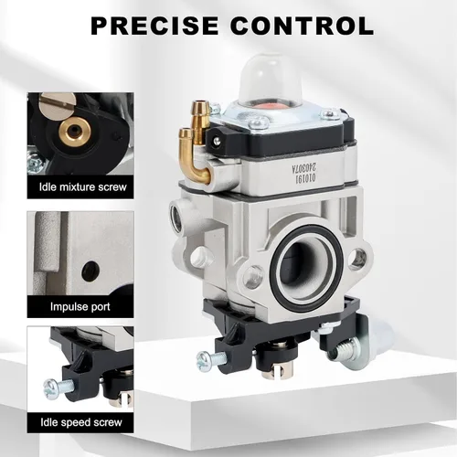 Vista 6 de WYK-186 Carburador para Echo PB-260L SRM-260S SRM-261S PPT-260 PPT-261 HCA-260 HCA-261 PE-260 PE-261 SHC-260 SHC-261 SRM-260 Partes