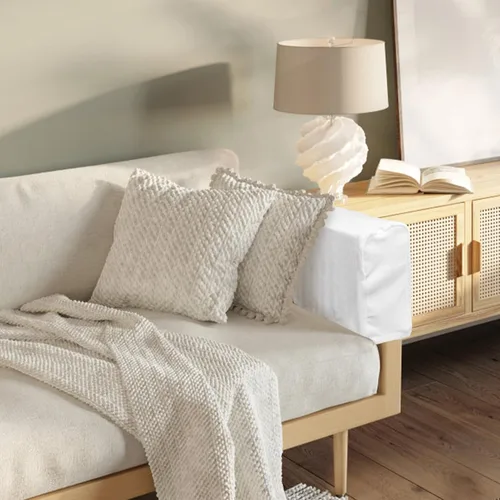 Vista 9 de 2 fundas antideslizantes para reposabrazos de sofá, funda elástica para sofá, sillón reclinable, protector de muebles