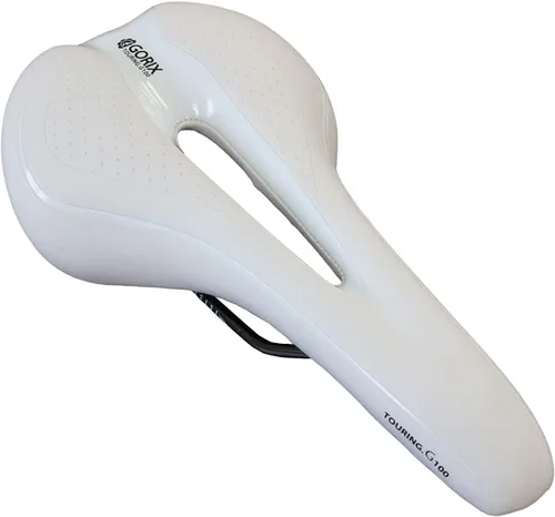 Vista 25 de Sillín GORIX para Bicicleta Cómodo con Cojín y Riel para Bicicleta de Montaña y Carretera para Hombres y Mujeres (GX-C19)