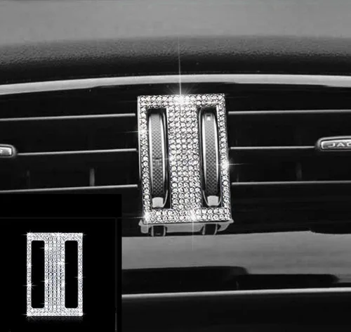 Vista 11 de Adecuado para Jaguar auto XF XE F-PACE Accesorios brillantes, botón de estacionamiento electrónico, perilla de control de engranajes, juego