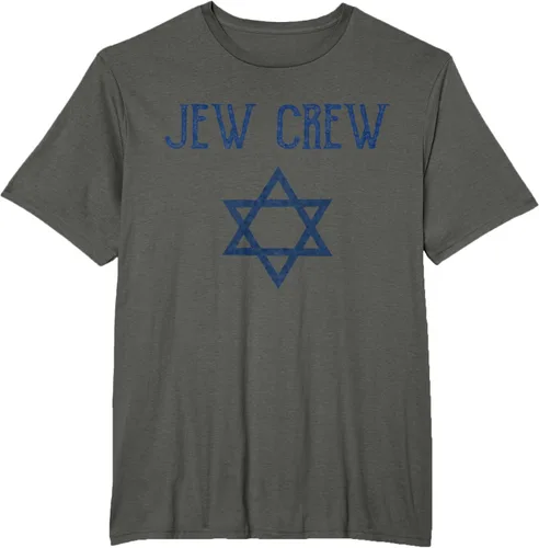 Vista 7 de Camiseta Jew Crew Jewish Star, gris, S