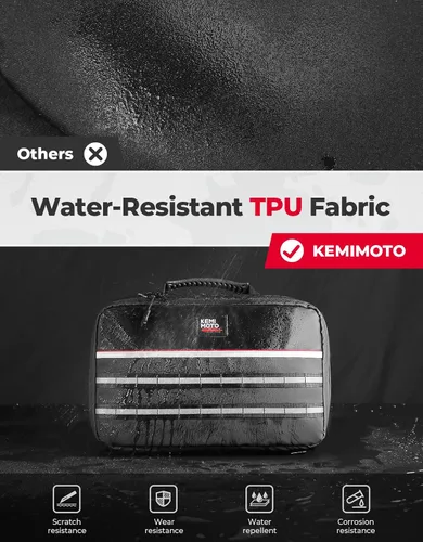 Vista 4 de Bolsa de Herramientas para Correa de Transmisión KEMIMOTO, Compatible con UTV y ATV, Tejido TPU de Gran Capacidad Resistente al Agua, Almacena