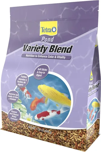 Vista 5 de Tetra Pond 16455 Variedad de alimentos mezclados, 5.29 onzas, 1 litro