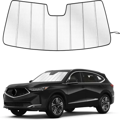 Vista 8 de Parasol para parabrisas para Honda CR-V 2017-2022, diseño plegable de acordeón de ajuste personalizado, accesorios de automóvil, protector de visera