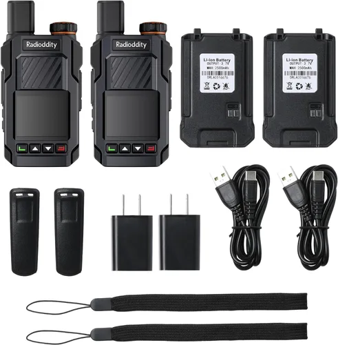 Vista 8 de Radioddity TomoLink PoC Radio, 4G LTE Walkie Talkies de largo alcance