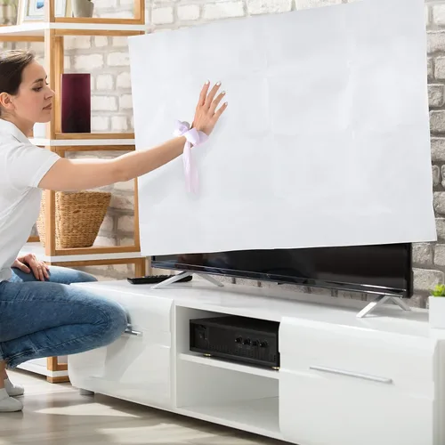 Vista 4 de Sosation 2 fundas de espuma para TV, impermeables, 30 x 40 pulgadas