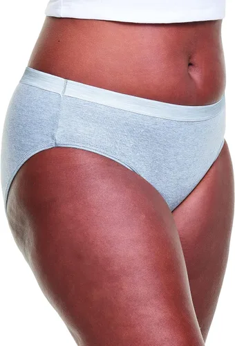 Vista 3 de Hanes Paquete de bragas para mujer, hipsters de algodón suave, paquete de 6 unidades (los colores pueden variar)