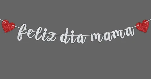 Vista 8 de Cartel de Feliz Dia Mama, Feliz Dia De La Madre, Best Mom Ever, I Love You Mom, suministros de decoración de fiesta para el día de la madre