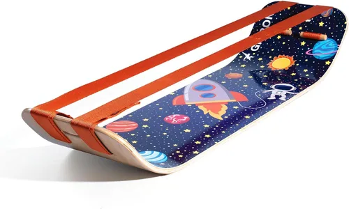 Vista 9 de GIBBON SlackBoard, Balance Board Kids & Adults, Slackline Balance Trainer Slack Board, Core Workout Equipment, Home Gym Training, Standing Desk