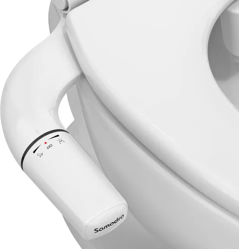 Vista 11 de SAMODRA - Accesorio de bidé ultrafino para inodoro – Doble boquilla (lavado frontal y trasero) Bidés higiénicos para inodoros existentes