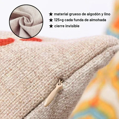 Vista 6 de TRENDIN PL1104TR - Funda de almohada para sofá de 12 x 20 pulgadas, decoración marina marina, rectangular, de poliéster, decoración rústica