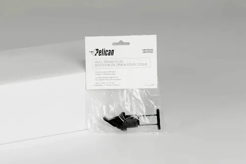Vista 2 de Pelican Boats - PS0145-2 - Kayak Drain Plug with Installation Hardware - 3/4 inch Diameter - Compatible with Most Kayak Brands,Black