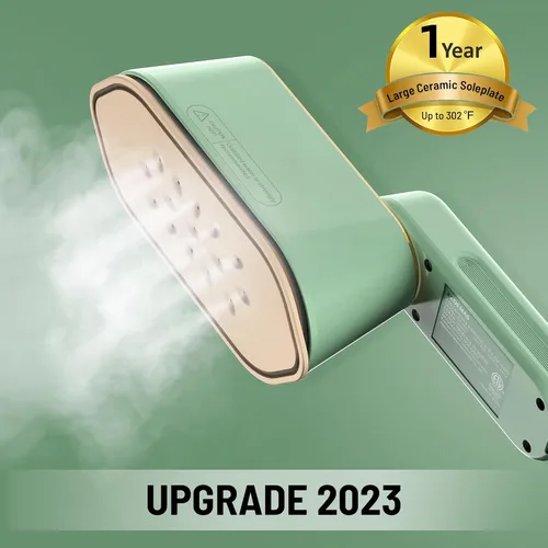 Vista 9 de Plancha para ropa, mini plancha portátil de viaje, 2 niveles de vapor/planchado en seco/plegable/vaporizadores de ropa de 1100 W (solo para 120 V)