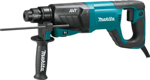 Vista 2 de Makita HR2641X1 SDS-PLUS Martillo giratorio AVT de 3 modos de velocidad variable con caja y amoladora angular de 4-1/2", 1