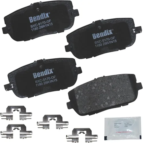 Vista 54 de Bendix Priority1 CFC154 - Juego de pastillas de freno de disco para Avanti II, Century, LeSabre, Regal, Riviera, chasis comercial, DeVille