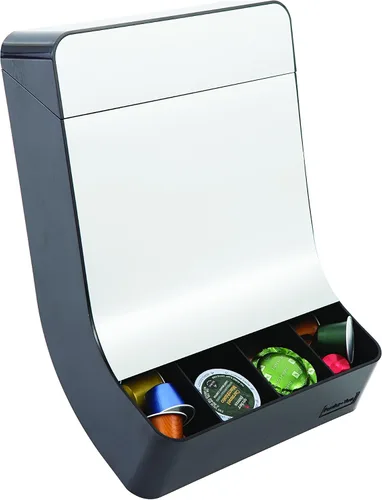 Vista 3 de Alba Rendez-Vous vasos y servilletas almacenamiento, Negro