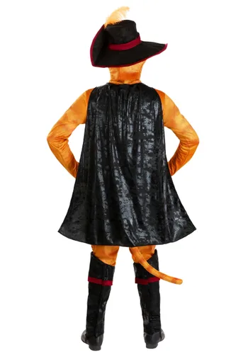 Vista 3 de Disfraz de Gato con Botas para Adultos Multicolor
