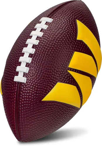 Vista 19 de Franklin Sports NFL - Fútbol americano de espuma para niños, pelota suave de tamaño junior de 8.5 pulgadas con logotipos 3D, perfecta para el día