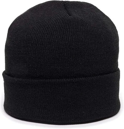 Vista 3 de Outdoor Cap Gorra de reloj de punto con puño Negro