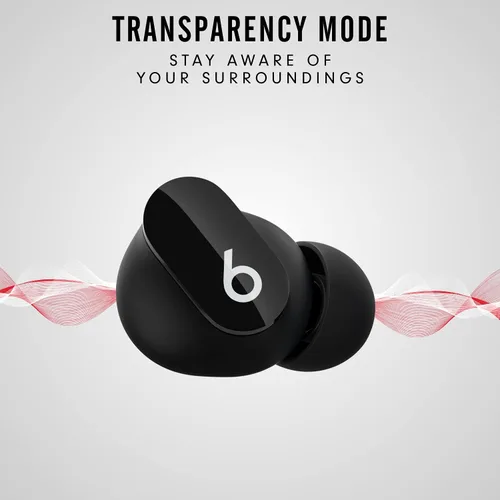 Vista 5 de Beats Studio Buds con AppleCare+ para auriculares (2 años), color negro
