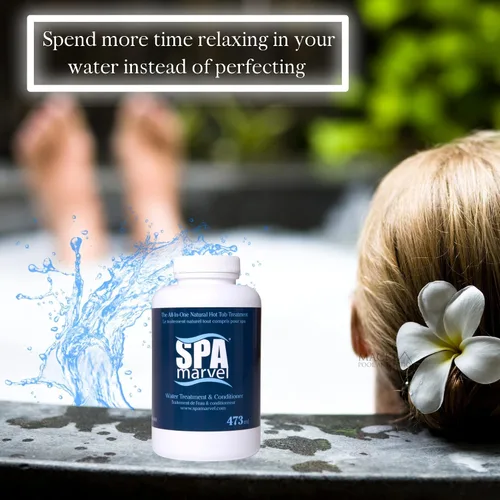 Vista 8 de Spa Marvel - Tratamiento y acondicionador más esponja absorbente de aceite para bañera de hidromasaje, 1 paquete