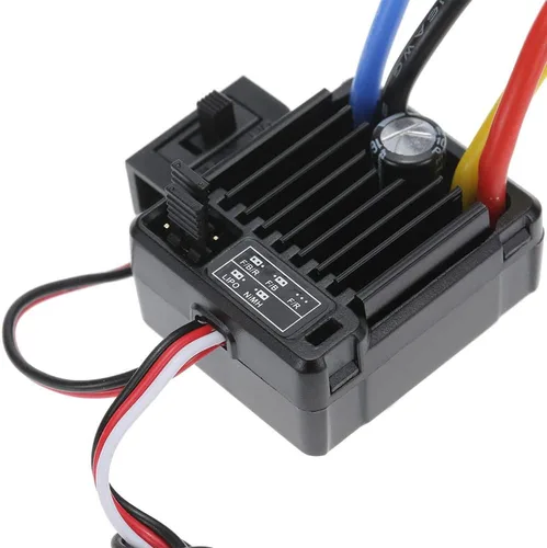 Vista 4 de Goolsky WP-1060-RTR impermeable cepillado 2S-3S 60A ESC para 1/10 Tamiya Traxxas Redcat HSP HPI RC Car
