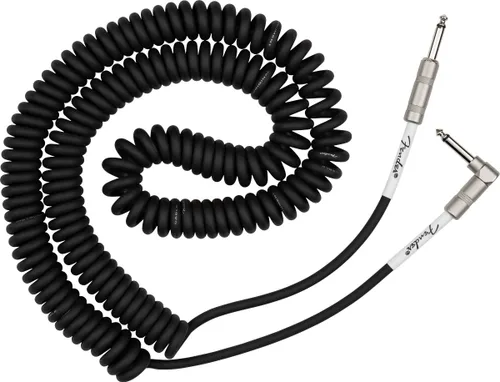 Vista 21 de Fender Cable de instrumento profesional de 18.6 pies en ángulo recto, tweed azul, 1 paquete