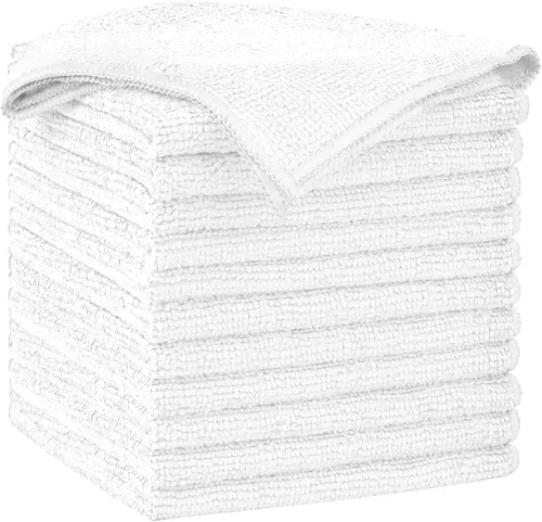 Vista 29 de AIDEA Paquete de 8 paños de limpieza de microfibra, toallas de microfibra suave para automóviles, trapos de limpieza absorbentes, sin pelusas, sin