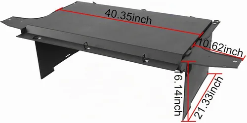 Vista 6 de Hooke Road para Jeep Cubierta de maletero de seguridad con cubierta de cama para Jeep Wrangler JK 2007-2018 4 puertas Unlimited