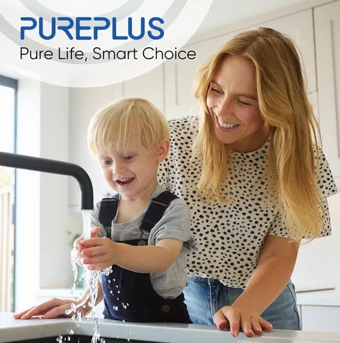 Vista 9 de PUREPLUS - Filtro de agua para toda la casa de 2 etapas, NSF/ANSI 42