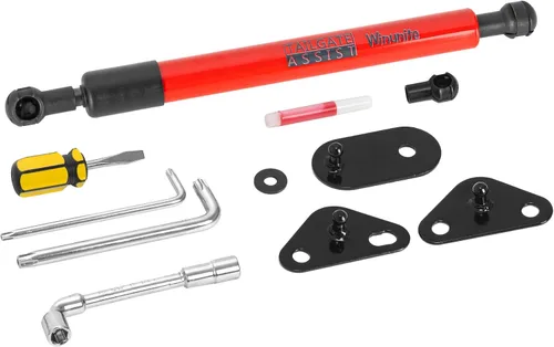 Vista 7 de Winunite Compatible con F150 2015-2025 Asistente de Compuerta Trasera – Material de Acero Inoxidable, Descenso Controlado Silencioso, No Más