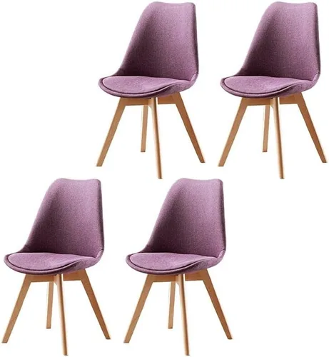 Vista 25 de Sillas de comedor modernas, silla lateral tapizada para el hogar, silla auxiliar para sala de conferencias, silla de comedor, silla de comedor sin