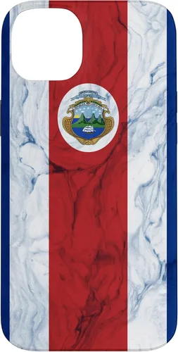 Vista 15 de Bandera de Costa Rica y fondo elegante - Funda del orgullo costarricense para iPhone 17