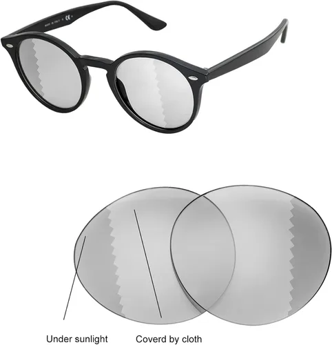 Vista 3 de Walleva Lentes de repuesto para lentes de sol Ray-Ban RB2180 de 1929in múltiples opciones disponibles