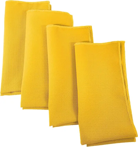 Vista 25 de LA Linen Paquete de 10 servilletas de popelina de poli, servilletas de tela suave, servilletas lavables y reutilizables, servilletas de mesa