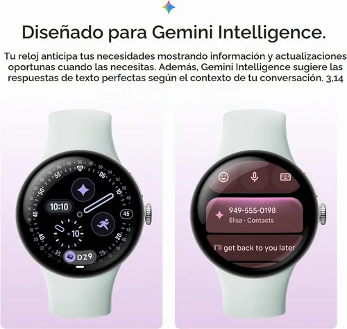 Vista 8 de Google Pixel Watch 5 (1.614 in) - Reloj inteligente Android - Canyon - LTE