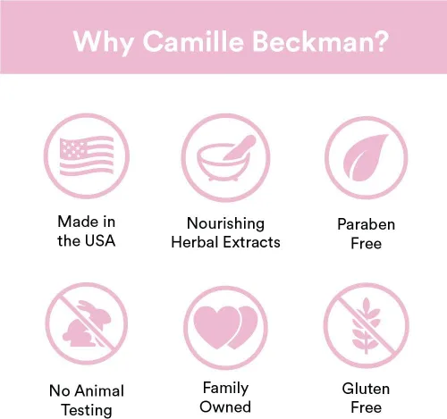 Vista 2 de Camille Beckman Radiant & Renewing Bath - Baño de belleza, 2 onzas (paquete de 4) Orange & cinnamon essential oils with hemp oil, coconut oil &