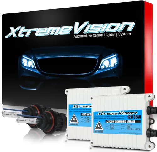 Vista 8 de XtremeVision H1 10K 35W AC Xenón Paquete - Bombilla de faro de Xenón con balasto de AC delgado - 10000K Azul Oscuro - Bombillas de Xenón - 1 par