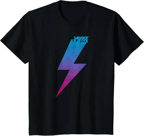Vista 4 de Lenny Kravitz - Camiseta exclusiva de Amazon Blue Bolt, Negro