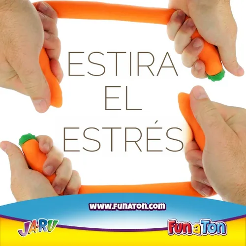 Vista 3 de JA-RU Squeesh Yum - Juguete elástico de zanahoria (1 unidad) – Juguete antiestrés relleno de arena, juguetes para ansiedad blandos