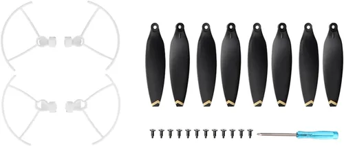 Vista 12 de 8/16 piezas de repuesto para hélices de dron, hélice CW/CCW de liberación rápida para FIMI X8 Mini accesorio (color : 1 juego dorado)
