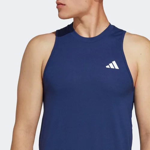 Vista 3 de Adidas Camiseta sin mangas con logotipo de Training Essentials Feel Ready para hombre