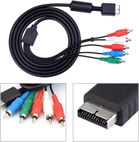 Vista 3 de Cable multisalida AV de alta definición para videoaudio de componentes para el sistema de juegos Playstation PS2 PS3 HDTV o EDTV conector
