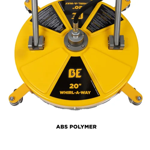 Vista 5 de BE Power Equipment Limpiador de superficies de hidrolavadora comercial Whirl-A-Way de 20
